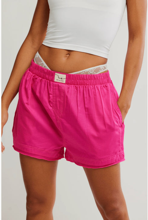 Day to Day Solid Boxer - Free People - Placid Blue