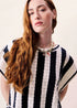 Debbie Crochet Vest - FRNCH - Blue Marine