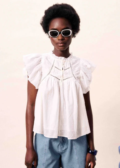 Detiana Top - FRNCH - White