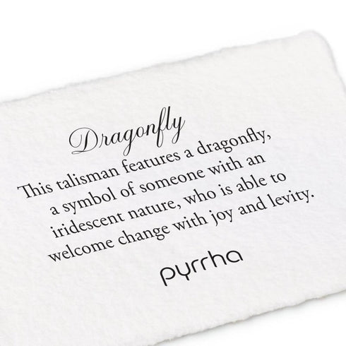 Dragonfly Talisman - Pyrrha - Sterling Silver
