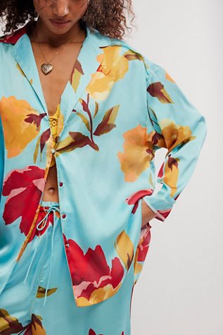 Dreamy Days Pajama Set - Free People - Bloomrush Print