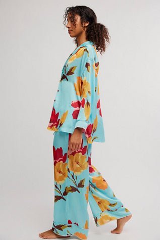 Dreamy Days Pajama Set - Free People - Bloomrush Print