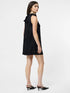 Ennis Satin Babydoll Dress - Current Air - Black
