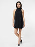 Ennis Satin Babydoll Dress - Current Air - Black