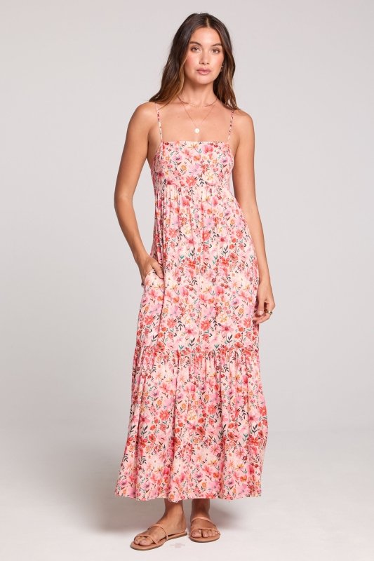Esme Maxi Dress - Saltwater Luxe - Pink Multi