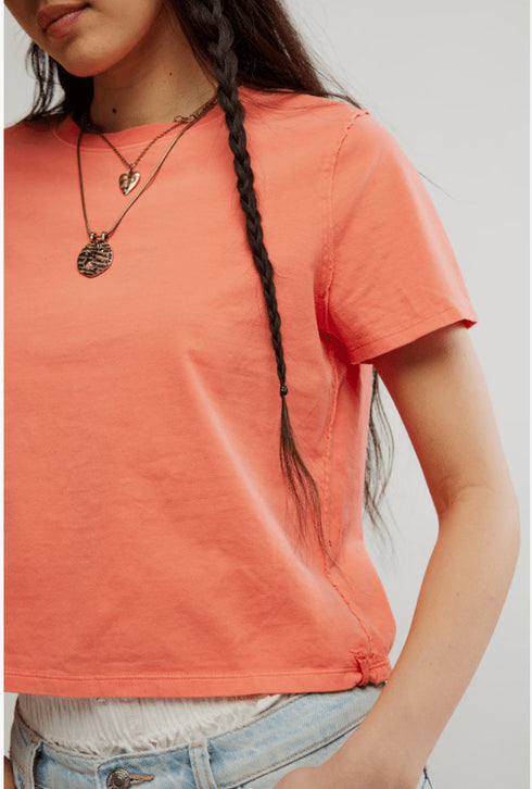 Everyday Tee by We The Free - We The Free by Free People - Crab Apple