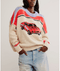 Fast Lane Pullover Sweater - Free People - Race Car Combo