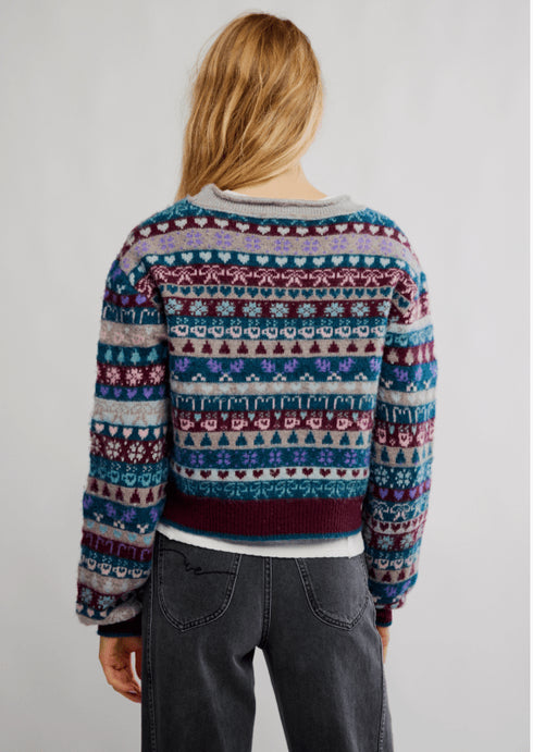 Favorite Things Sweater - Free People - Free People - Frosted Wine