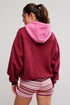 Final Call Colorblock Hoodie - FP Movement - FP Movement - Brick/ Hot Pink Combo
