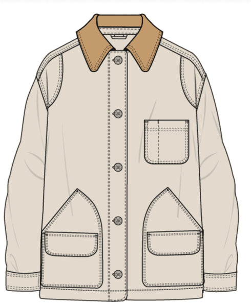 Finley Barn Jacket - Marine Layer - Stone
