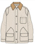 Finley Barn Jacket - Marine Layer - Stone