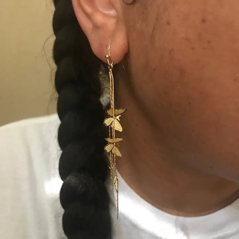 Floating Butterfly - Golden Hour Studio - Gold