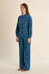 Floral Stitched Denim Jacket - Molly Bracken - Denim Blue