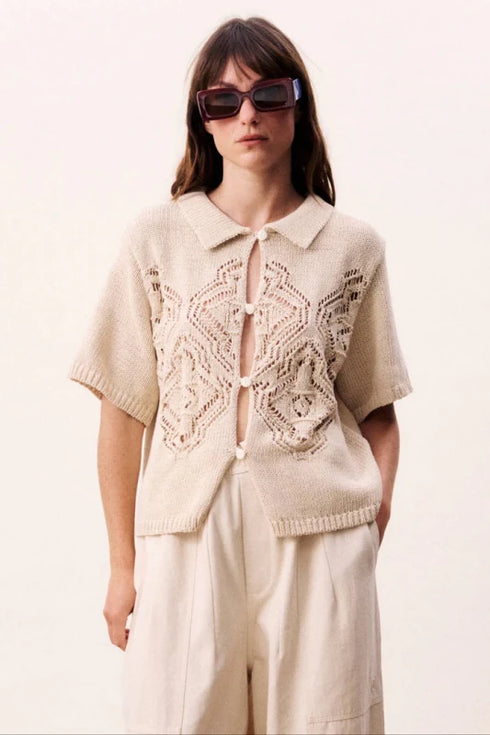 Fraseria Cardigan - FRNCH - Creme