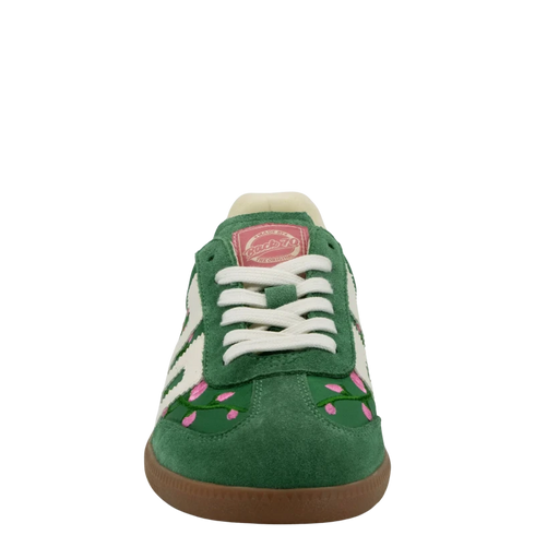 Ghost C26 in Floral Green Sneakers - Back 70 - Floral Green