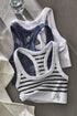Go To Striped Sports Bra - Fp Movement - Free People - White Combo