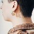 Gold Annulus Hoop Earrings - Cities in Dust - Gold
