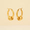 Gold Annulus Hoop Earrings - Cities in Dust - Gold