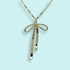 Gold Bow Necklace - Ornamental Things - Gold