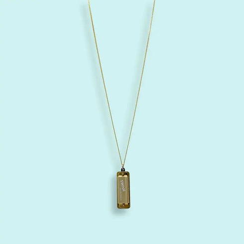 Golden Harmonica Necklace - Ornamental Things - Gold
