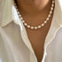Golden Pearl Strand Necklace - Golden Hour - Gold