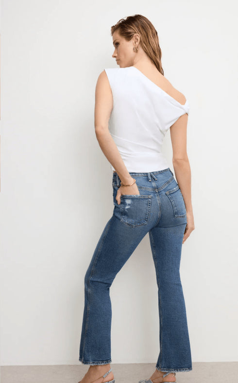 Good Standard Kick Flare Jeans - Good American - Indigo