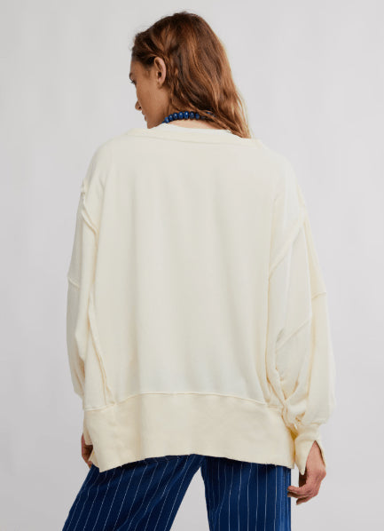 Graphic Camden Pullover - We The Free - We The Free by Free People - Sardine Combo