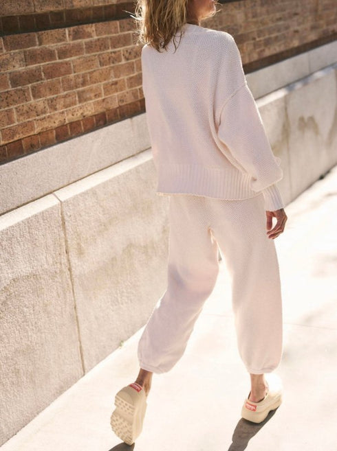 Hailee Cardi Set - Free People - Powder Sand