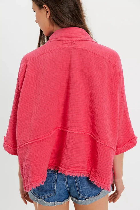 Happy Days Top - We The Free - We The Free by Free People - Tart Berry