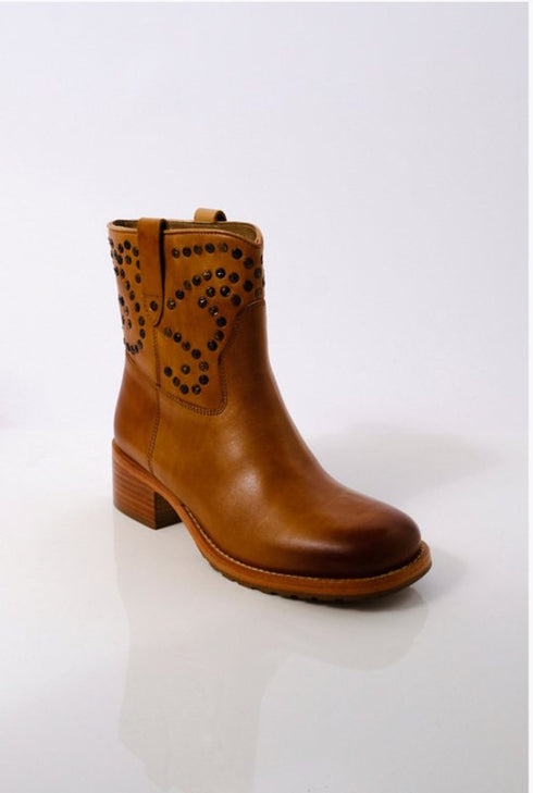 Harmony Studded Ankle Boot - Free People - Biscuit