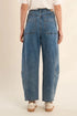 Hi Rise Barrel Jean - Molly Bracken - Denim Blue