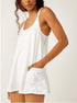 Hot Shot Mini Dress by Free People Movement - FP Movement - White