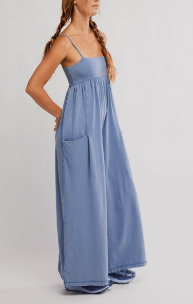 Hot Shot Strappy Onesie - FP Movement - FP Movement - Blue Ash