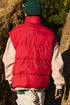 In A Bubble Puffer Vest - FP Movement - FP Movement - Cranberry