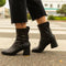 Island Block Heel Boot - Kelsi Dagger - Black