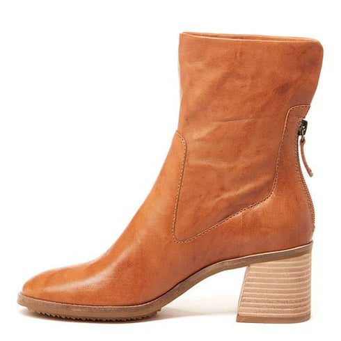 Island Block Heel Boot - Kelsi Dagger - Fox