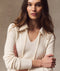 Ivy Cable Knit Polo - Marine Layer - Ivory