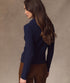 Ivy Cable Knit Polo - Marine Layer - Navy