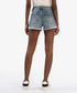 Jane High Rise Short W/ Roll - KUT - Still Wash