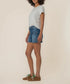 Jane High Rise Short with Porkchop Pockets - KUT - True w/ Medium Base Wash