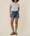 Jane High Rise Short with Porkchop Pockets - KUT - True w/ Medium Base Wash