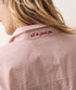Jane Relaxed Shirt In Cali Poplin - Marine Layer - Crimson Pinstripe