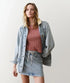 Jasmine Denim Mini Skirt - Marine Layer - Light Wash