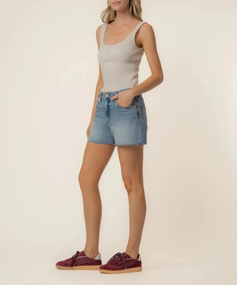 Jenny High Rise Kick Short - KUT - Rejoice