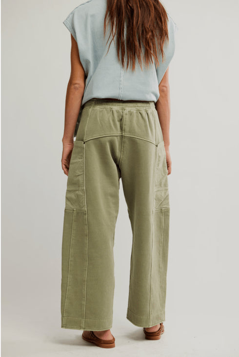 Jet Set Knit Pull On by We The Free - We The Free by Free People - Oil Green