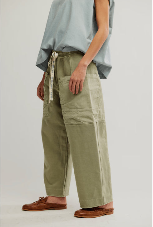 Jet Set Knit Pull On by We The Free - We The Free by Free People - Oil Green