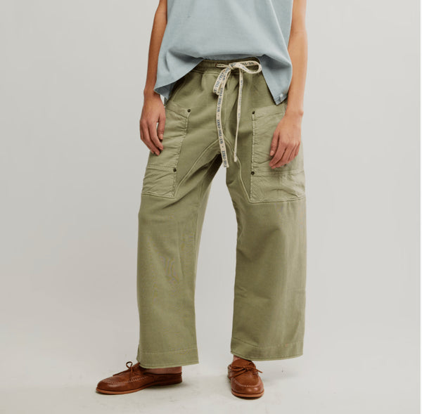 Jet Set Knit Pull On by We The Free - We The Free by Free People - Oil Green