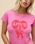 John Lenon Love Is Real Tee - Daydreamer - Classic Pink