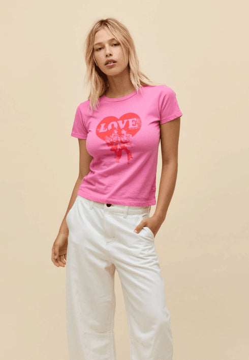 John Lenon Love Is Real Tee - Daydreamer - Classic Pink