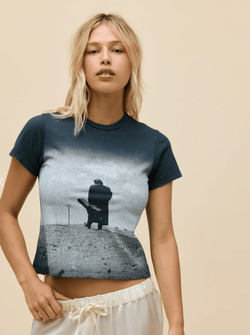 Johnny Cash Silhouette Vintage Tee - Daydreamer - Vintage Black